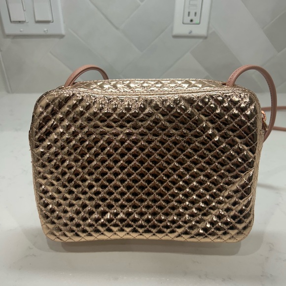 Vera Bradley Iconic RFID Little Crossbody - Rose Gold - Picture 3 of 15